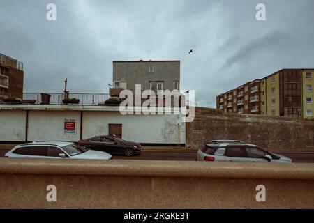 Seaton Seafront Seaside Town East Devon Stockfoto