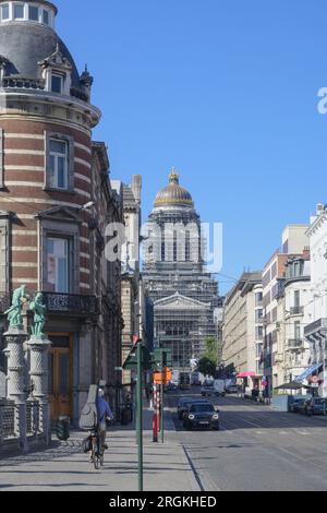 Central Brussels looking towards the Palais du Justice Belgium Europe Stockfoto