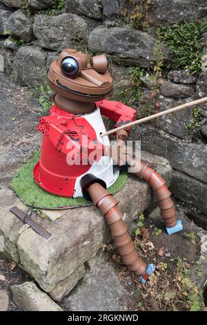 Settle Flower pot Festival 2023, spezielles 10.-jähriges Jubiläum, bietet einige neue und komplizierte Designs vom 15. August bis 3. September. Stockfoto