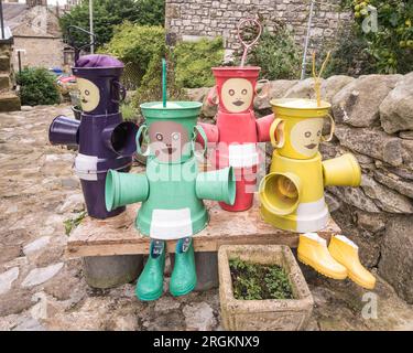 Settle Flower pot Festival 2023, spezielles 10.-jähriges Jubiläum, bietet einige neue und komplizierte Designs vom 15. August bis 3. September. Stockfoto