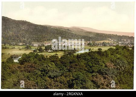 Klassische Fotochrom-Drucke von Schottland Stockfoto