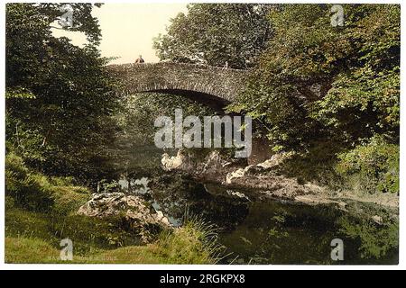 Klassische Fotochrom-Drucke von Schottland Stockfoto