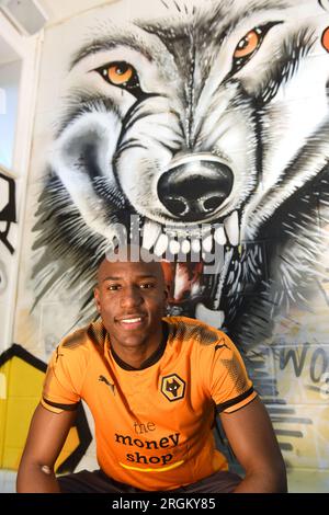 Wolverhampton Wanderers Fußballer Benik Afobe Stockfoto