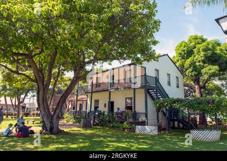 29/05/2017. Archivbilder der Front Street, der Innenstadt von Lahaina, Maui, Hawaii, USA. Kredit: Ian Rutherford Alamy Live News Stockfoto