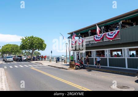 29/05/2017. Archivbilder der Front Street, der Innenstadt von Lahaina, Maui, Hawaii, USA. Kredit: Ian Rutherford Alamy Live News Stockfoto