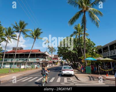 29/05/2017. Archivbilder der Front Street, der Innenstadt von Lahaina, Maui, Hawaii, USA. Kredit: Ian Rutherford Alamy Live News Stockfoto