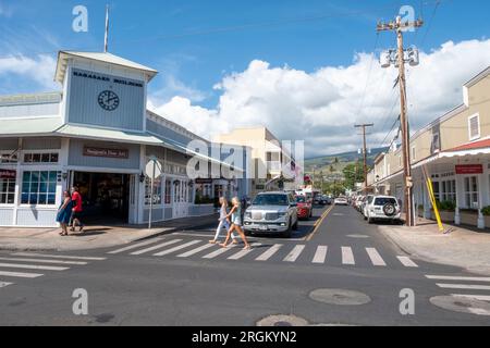 29/05/2017. Archivieren Sie Bilder der Front Street im Zentrum von Lahaina, Maui, Hawaii, USA. Stockfoto