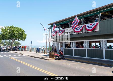 29/05/2017. Archivbilder der Front Street, der Innenstadt von Lahaina, Maui, Hawaii, USA. Kredit: Ian Rutherford Alamy Live News Stockfoto