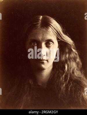 Ein Porträtfoto von Julia Jackson von Julia Margaret Cameron. 1867. Stockfoto