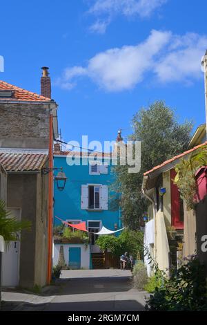 Das malerische Nantes ist die sechstgrößte Stadt Frankreichs, Fr. Stockfoto