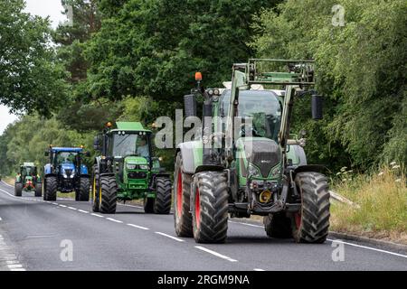 Landmaschinen in Copythorne, New Forest National Park, Hampshire, England, Großbritannien Stockfoto