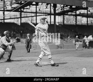 1927 Washington Senators: Tris-Sprecher beim Schlagtraining Stockfoto