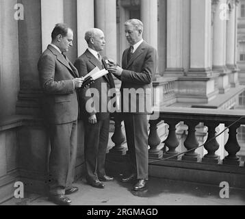 Dwight Davis dekoriert Orville Wright Ca. 1929 Stockfoto