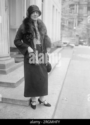 Ethel Barrymore im Weißen Haus ca. 1925 Stockfoto