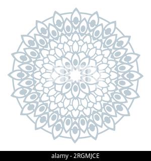 Mandala-Design, kreisförmige Spitzenmotive, Vektordarstellung. Stock Vektor