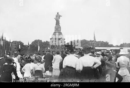 Enthüllung der Konföderierten Denkmal, Arlington Friedhof, 4. Juni 1914 Stockfoto