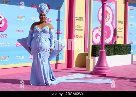 Barbie World Premiere im Shrine Auditorium am 9. Juli 2023 in Los Angeles, Kalifornien, mit Patrick Starrr, wo: Los Angeles, Kalifornien, USA, wenn: 10. Juli 2023 Gutschein: Nicky Nelson/WENN Stockfoto