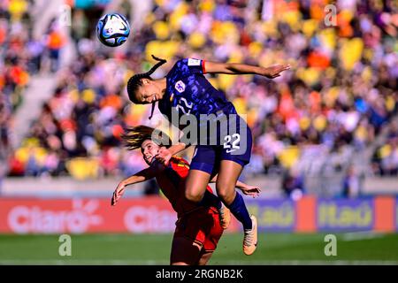 Wellington, Neuseeland, August 11. 2023: Esmee Brugts (Niederlande 22) während des Viertelfinalspiels der FIFA Womens World Cup 2023 zwischen Spanien und Holland im Wellington Rectangular Stadium in Wellington, Neuseeland (Richard Callis/SPP) Stockfoto