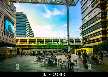 Das Paya Lebar Quarter befindet sich im kulturreichen Viertel Paya Lebar, Singapur. Stockfoto
