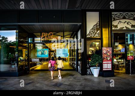 Das Paya Lebar Quarter befindet sich im kulturreichen Viertel Paya Lebar, Singapur. Stockfoto