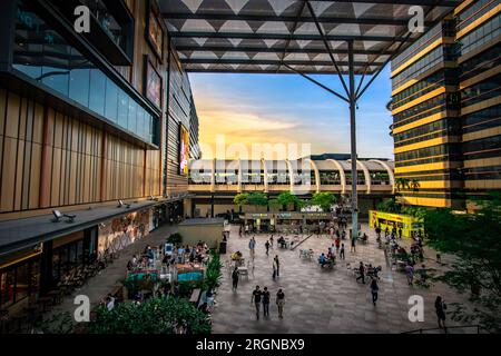 Das Paya Lebar Quarter befindet sich im kulturreichen Viertel Paya Lebar, Singapur. Stockfoto