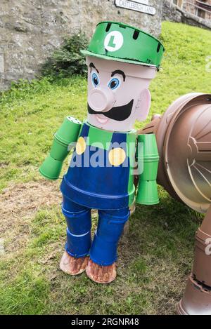 Settle Flower pot Festival 2023, spezielles 10.-jähriges Jubiläum, bietet einige neue und komplizierte Designs vom 15. August bis 3. September. Stockfoto