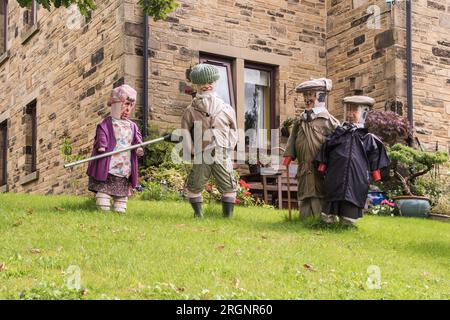 Settle Flower pot Festival 2023, spezielles 10.-jähriges Jubiläum, bietet einige neue und komplizierte Designs vom 15. August bis 3. September. Stockfoto