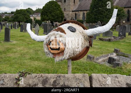 Settle Flower pot Festival 2023, spezielles 10.-jähriges Jubiläum, bietet einige neue und komplizierte Designs vom 15. August bis 3. September. Stockfoto