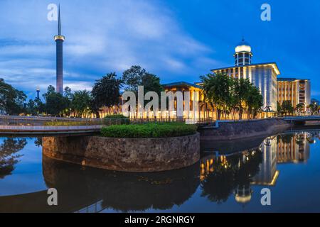 Masjid Istiqlal, Unabhängigkeitsmoschee, im Zentrum von Jakarta in Indonesien Stockfoto