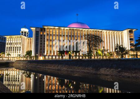 Masjid Istiqlal, Unabhängigkeitsmoschee, im Zentrum von Jakarta in Indonesien Stockfoto