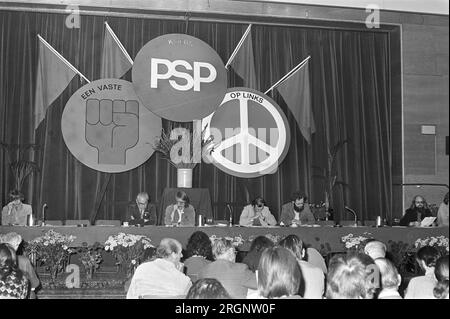 PSP Kongress in Amsterdam ca. 1972 Stockfoto