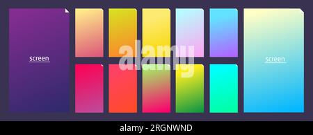 Weiche Pastell Verlauf glatte und lebendige Farbe Hintergrund für Geräte, pc und moderne Smartphone-Bildschirm weiche Pastell Farbe Hintergründe Vektor ux und Stock Vektor