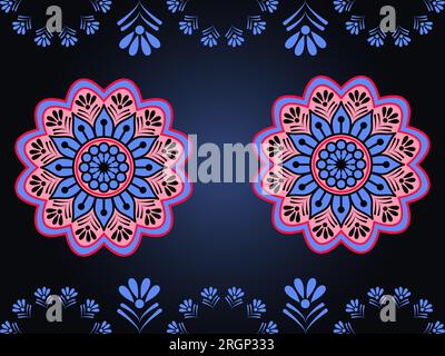 Mandalas for Relaxation and Meditation Vector Colouring Book Stock Vektor