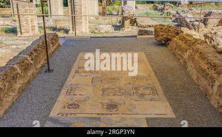 Die römische Stadt Italica. Santiponce, Andalusien, Spanien. Stockfoto