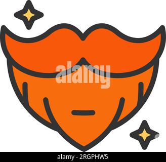 Bartsymbol. Stock Vektor