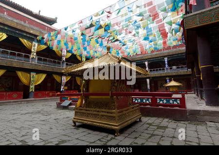 Tibetische Architektur im Putuo-Tempel der Fälle, Chengde, Mountain Resort, nordchina Stockfoto