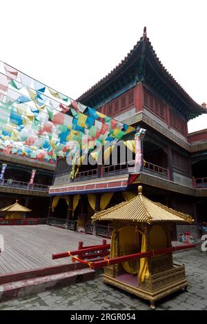 Tibetische Architektur im Putuo-Tempel der Fälle, Chengde, Mountain Resort, nordchina Stockfoto