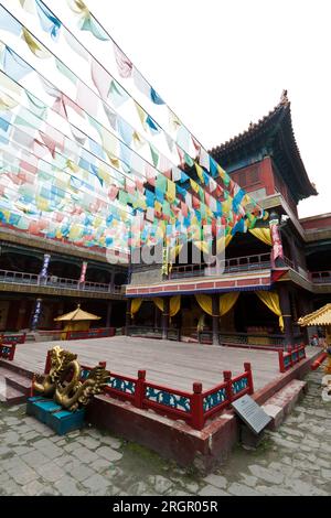 Tibetische Architektur im Putuo-Tempel der Fälle, Chengde, Mountain Resort, nordchina Stockfoto