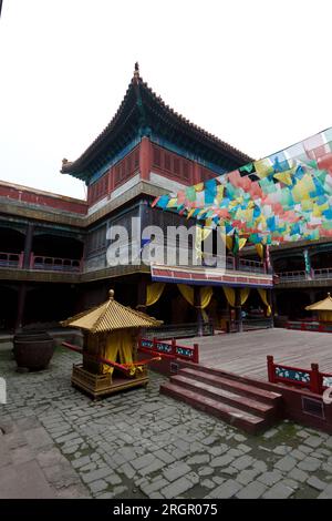 Tibetische Architektur im Putuo-Tempel der Fälle, Chengde, Mountain Resort, nordchina Stockfoto