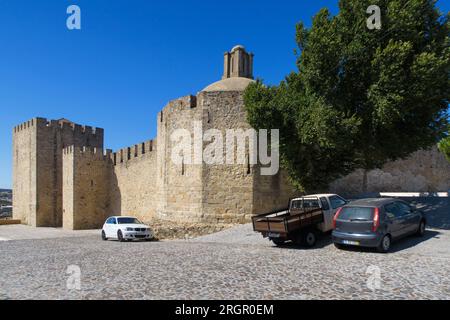 Mittelalterliche Burg in Elvas, Region Alentejo, Portugal, Europa Stockfoto