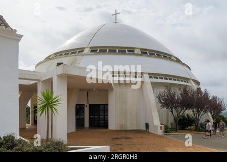 katholische Rundkirche Santuário de Nossa Senhora da Piedade alias Mãe Soberana in Loulé, Algarve, Portugal, Europa Stockfoto