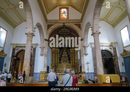 Portimao Hauptkirche Igreja de Nossa Senhora da Conceição, Portimão, Algarve, Portugal, Europa Stockfoto