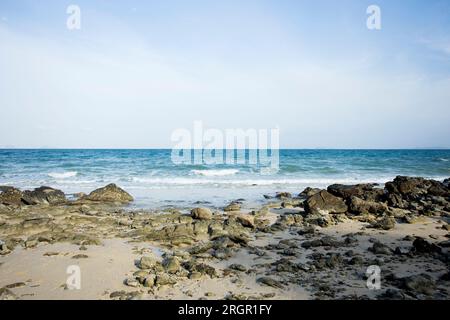 Blick auf einen wunderschönen paradiesischen Strand auf der Insel Ko Yao im Süden Thailands. Stockfoto
