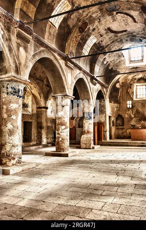 St. Constantine und Helena-Kirche, Innenraum, Mustafapasa, Cappadocia, Anatolien, Türkei Stockfoto