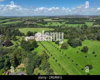 Draufsicht auf Dumfries House Cumnock East Ayrshiredefault Stockfoto