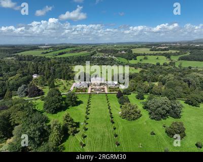 Draufsicht auf Dumfries House Cumnock East Ayrshiredefault Stockfoto