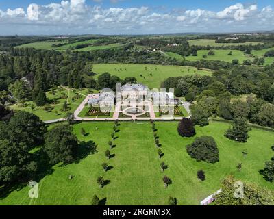 Draufsicht auf Dumfries House Cumnock East Ayrshiredefault Stockfoto