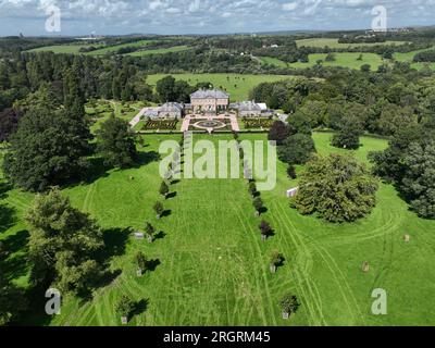 Draufsicht auf Dumfries House Cumnock East Ayrshiredefault Stockfoto