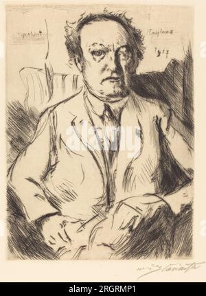 Gerhart Hauptmann 1917 von Lovis Corinth Stockfoto