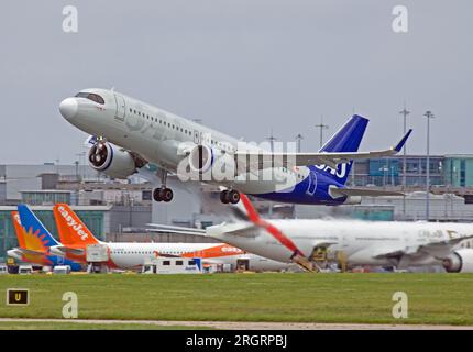 EI-SIO, SAS Connect, Airbus A320-251N Stockfoto